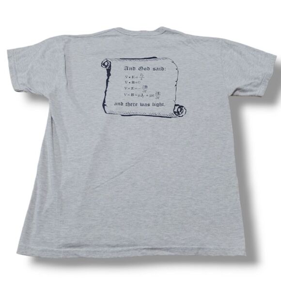 Vintage Russell Athletic Shirt Size Large Xavier Department Of Physics T-Shirt - Picture 4 of 6